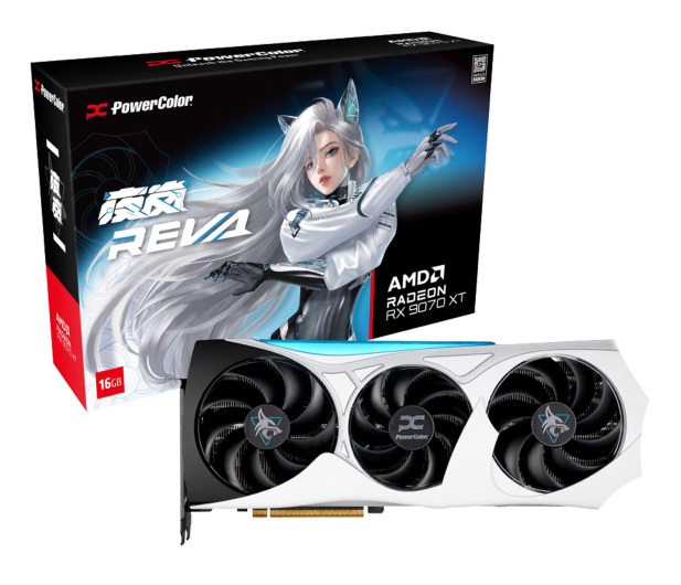 POWERCOLOR Radeon RX 9070 XT Hellhound Reva 16GB GDDR6 RX9070XT 16G-L/OC/REVA - 1475740 - zdjęcie